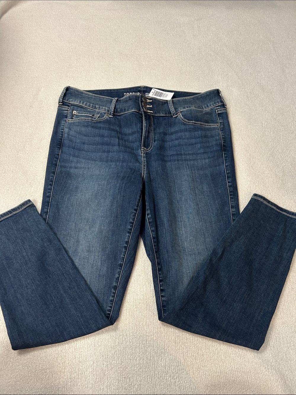 torrid Dark Blue Straight Leg Jeggings